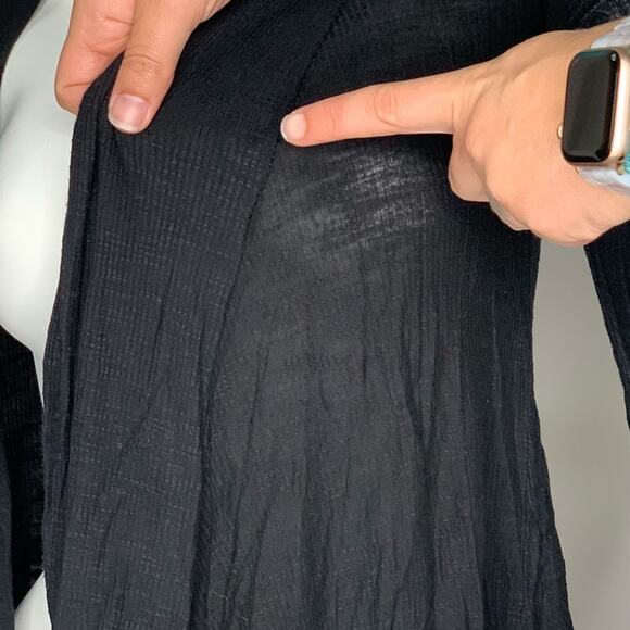 HIP Happening In The Present S open cardigan black - Picture 4 of 6